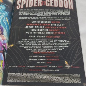 Spider-Geddon 1 Marvel 2018 VG Walmart Exclusive Variant Spider-Man Spider-verse
