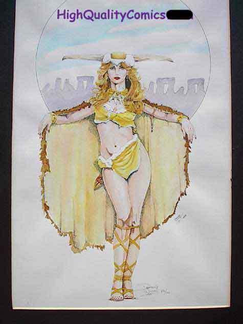 VIKING QUEEN, Limited, Signed, Numbered by Dameon Willich, #23/100, Blond