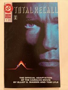 Total Recall #1 (1990, DC) Arnold Schwarzenegger Movie Adaption Comic