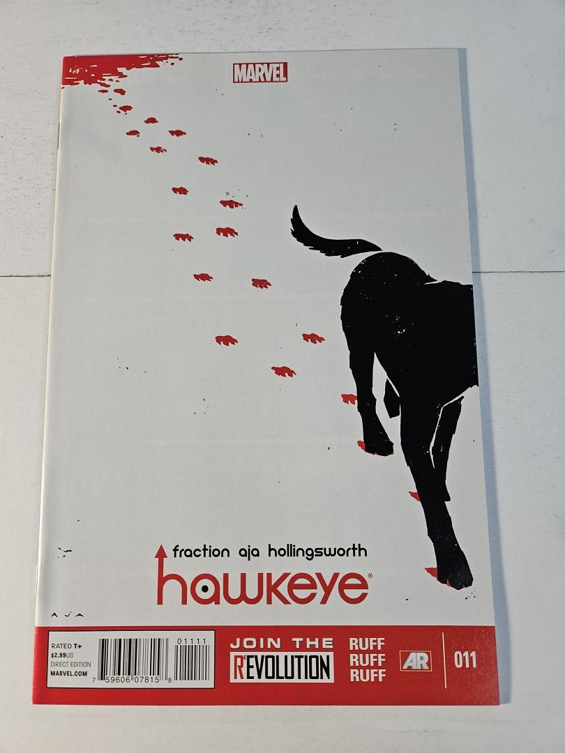 Hawkeye #11, NM Solo Pizza Dog Story Marvel, 2013