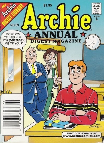 Archie Annual Digest Magazine #69 (Newsstand) FN ; Archie |