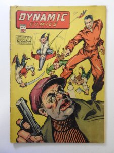 Dynamic Comics #14 (1945) FR Condition Cover detached