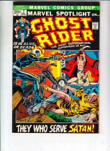 Marvel Spotlight on Ghost Rider #7 (Dec-72) FN/VF- Mid-High-Grade Ghost Rider