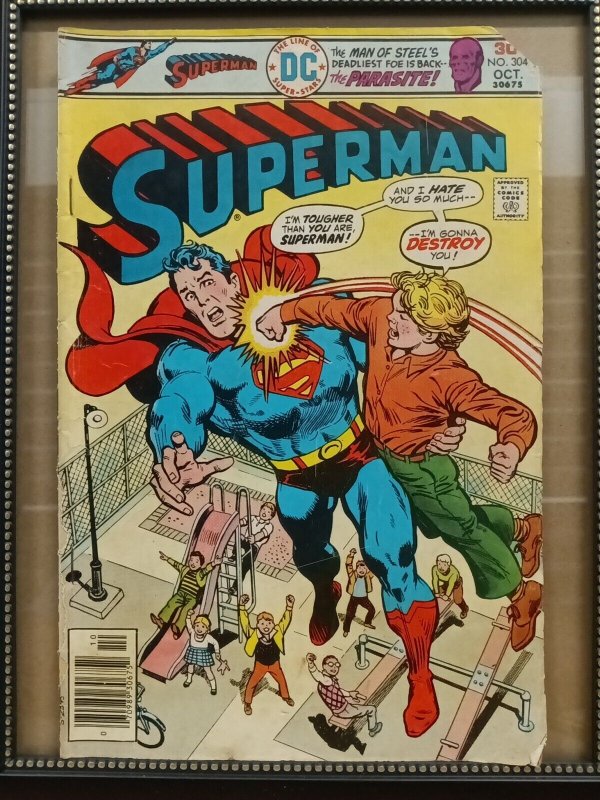 Superman #304  Comic Book DC Comics 1976 VG. P02