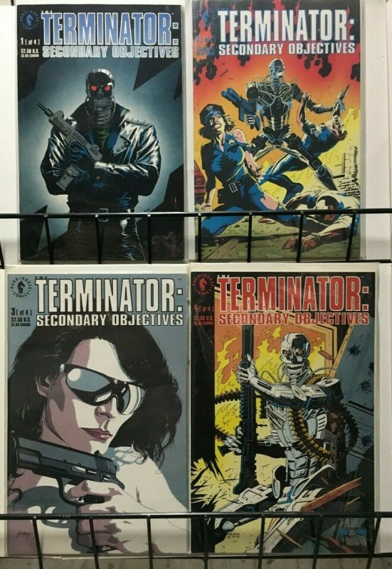 TERMINATOR: SECONDARY OBJECTIVES - DARK HORSE - #1-4 COMPLETE VF+