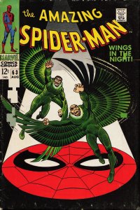 The Amazing Spider-Man #63 (1968) Spider-Man FN Condition! small tear back cover