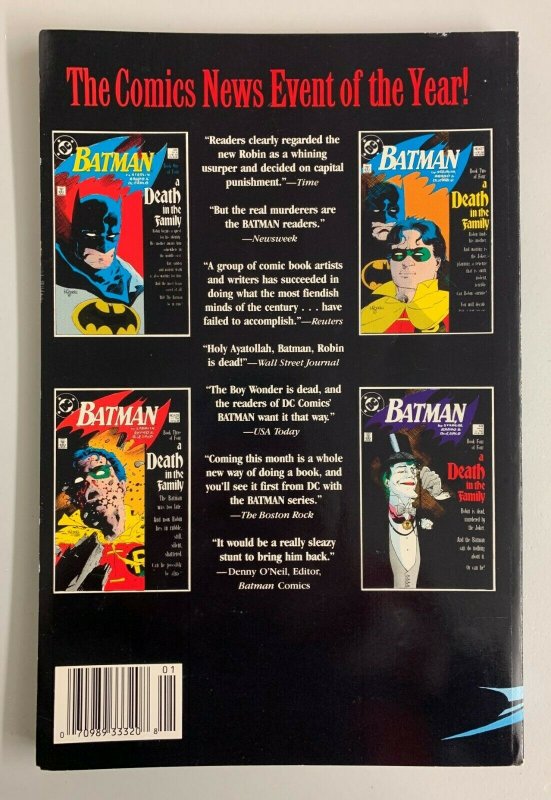 Batman Death In The Family 1988 First Edition Paperback Jim Starlin 