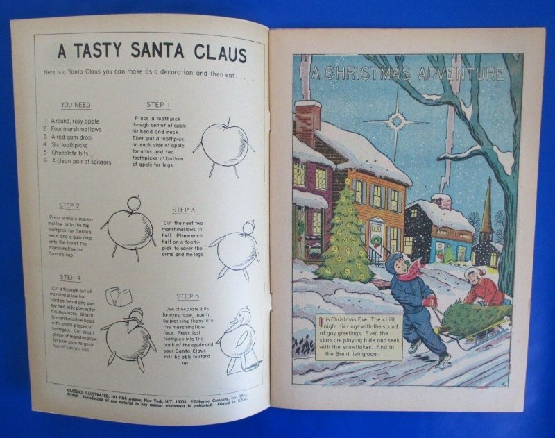 1969 STACEY'S DEPARTMENT STORE - SAVANNAH, ILLINOIS Merry Christmas comic VGN