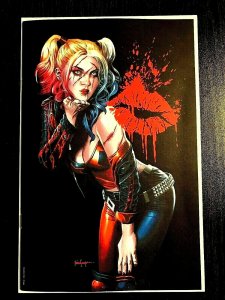 DCEASED #1 MICO SUAYAN UNKNOWN COMIC VIRGIN COVER HARLEY QUINN LTD 400 NM+ 