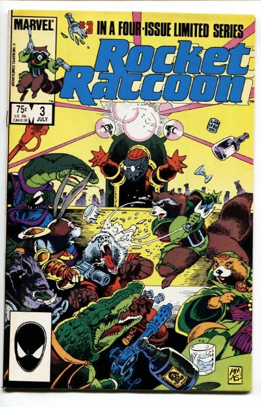 ROCKET RACCOON #3 comic book-Third ISSUE MARVEL KEY-GOTG