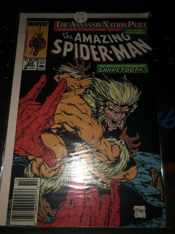 8 Amazing Spider-Man Marvel Comics # 318 319 320 321 322 323 324 325 Venom TJ2