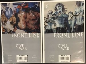 Front Line Civil War #1-11 Complete Run Captain America Spider-Man Iron Man