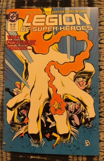 Legion of Super-Heroes #40 (1987) NM DC Comic Book Batman Superman Flash J601