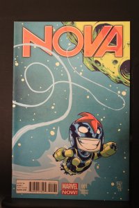 Nova #1 Young Cover (2013) Super-High-Grade NM+ or better! Variant Cover key wow