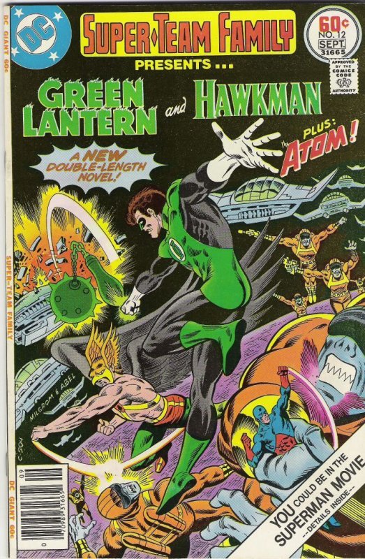 Super-Team Family #1-15 (1975)  complete set  average grade VF 8.0  see desc.