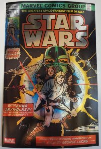 STAR WARS FACSIMILE EDITION #1 DC COMICS 2025 HOWARD CHAYKIN FOIL VARIANT NM