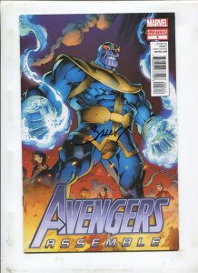 AVENGERS ASSEMBLE #3 (9.2) 2ND PRINTING VARIANT COVER SIGNED BY MARK BAGLEY!
