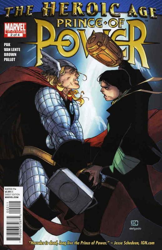 Heroic Age: Prince of Power #2 VF/NM; Marvel | save on shipping - details inside