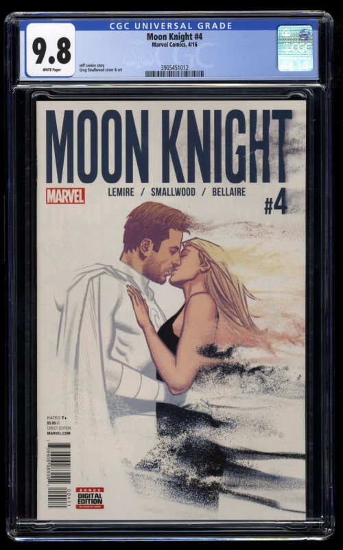 Moon Knight (2016) #4 CGC NM/M 9.8 White Pages 1st Print