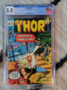 CGC 5.5 The Mighty Thor #183 Comic Book 1970 Stan Lee John Buscema Marvel