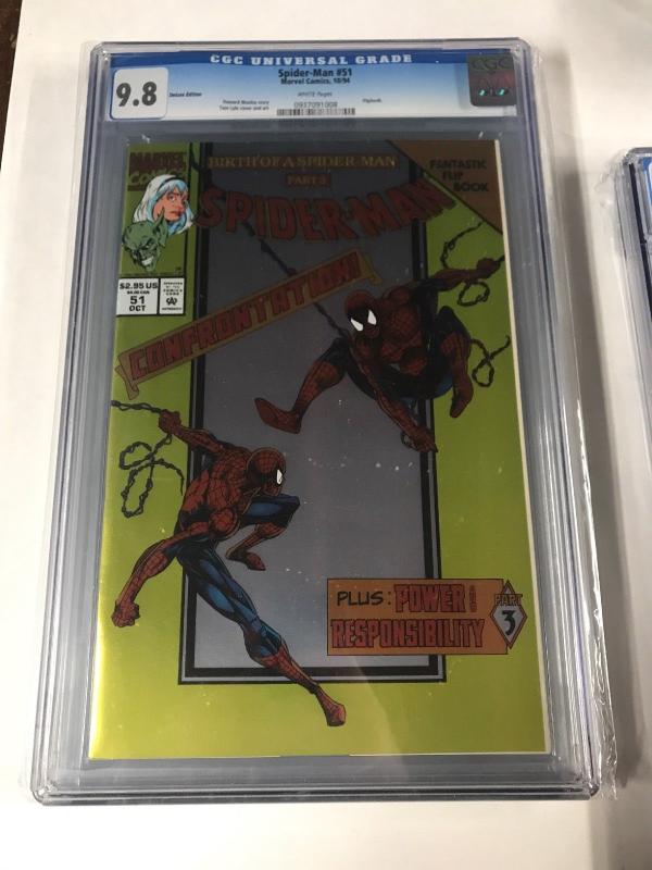 Amazing 394 Web Of 117 Spectacular 217 Spider-Man 51 All Cgc 9.8 Clone Saga