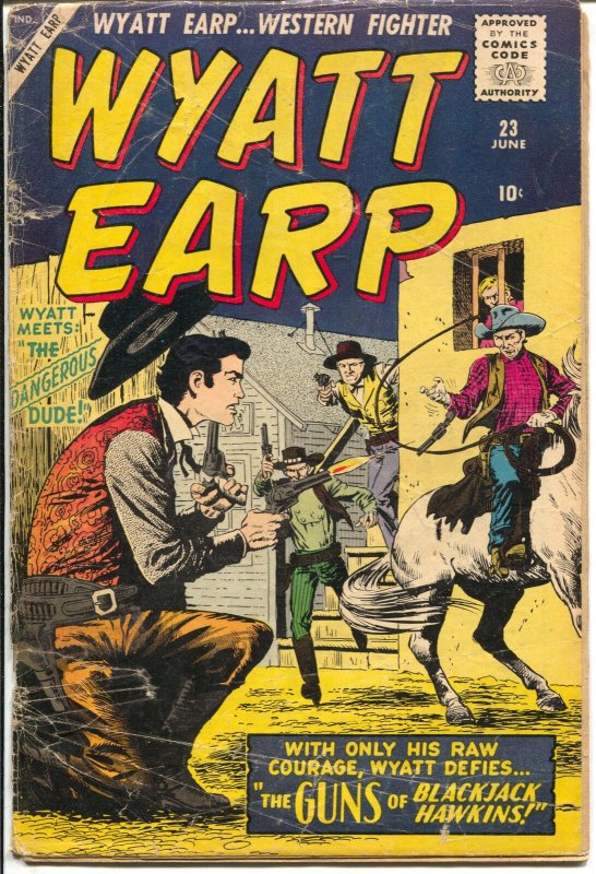 Wyatt Earp #23 1959-Atlas-John Severin-Dick Ayers-Joe Sinnott-P/FR