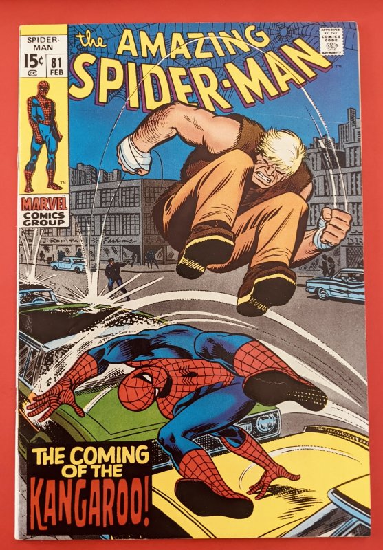 The Amazing Spider-Man #81. (1970) 1st Kangaroo App! NM! Beautiful!