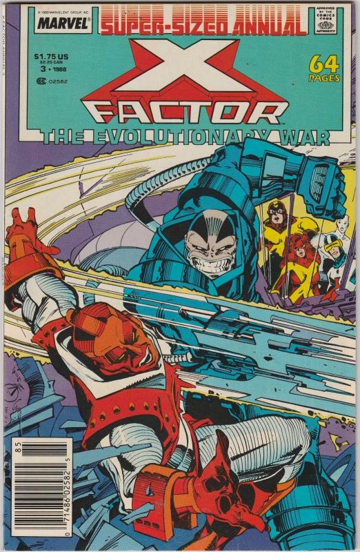 4 X-Factor Marvel Comic Books Annual # 1 2 3 9 X-Men Cyclops Iceman Beast AH7