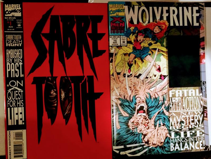 Wolverine #75 and Sabretooth #1, Great coppies!!