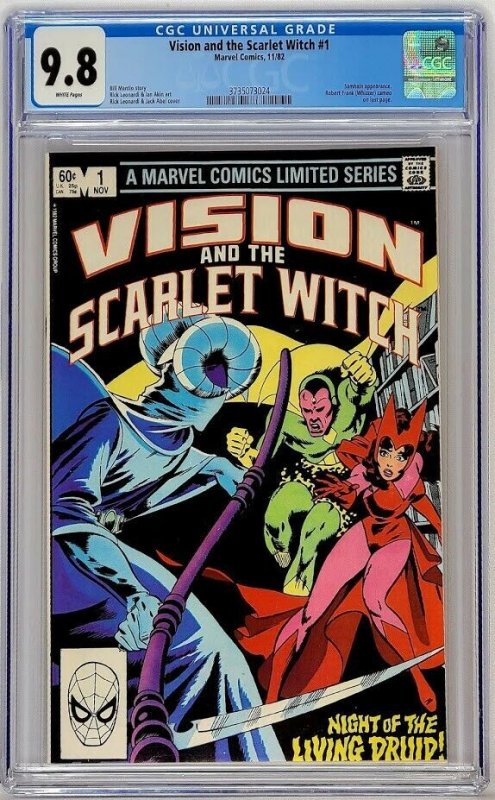Vision & Scarlet Witch #1 Marvel 1982 CGC 9.8 1st Solo Top Census Grade Avengers