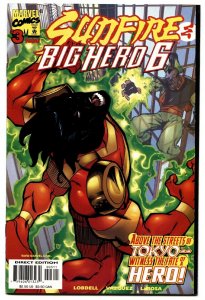 SUNFIRE AND BIG HERO 6 #3-1998-SIX-HTF-MARVEL-MOVIE.