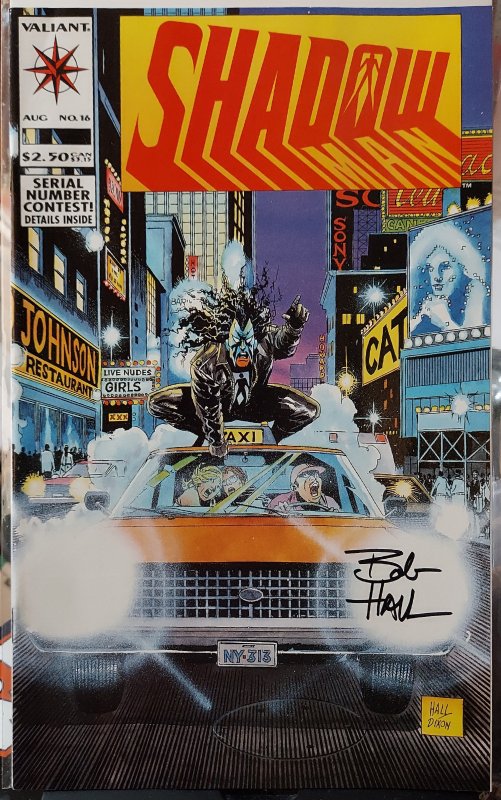 Shadowman #16 (1993) signed by Bob Hall at Imagicon 2021 1st Dr Mirage