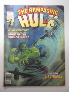 Rampaging Hulk #7 (1978) VG+ Condition moisture stain