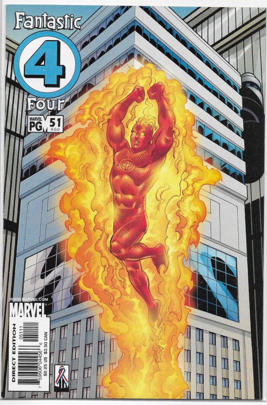 Fantastic Four (vol. 3, 1998) #51/480 FN/VF Pacheco/Bagley, Inhumans