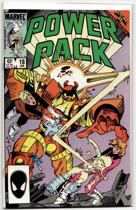 Power Pack #18 (1986) Power Pack