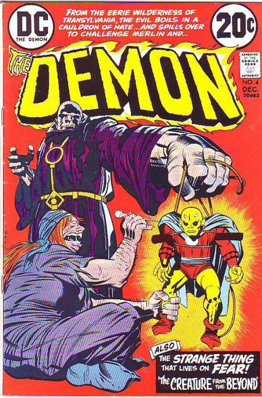 Demon, The #4 (Dec-72) NM- High-Grade Jason Blood, Merlin