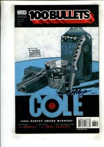 100 BULLETS #38 (9.2) SIGNED BY EDUARDO RISSO & DAVE JOHNSON!! 2002