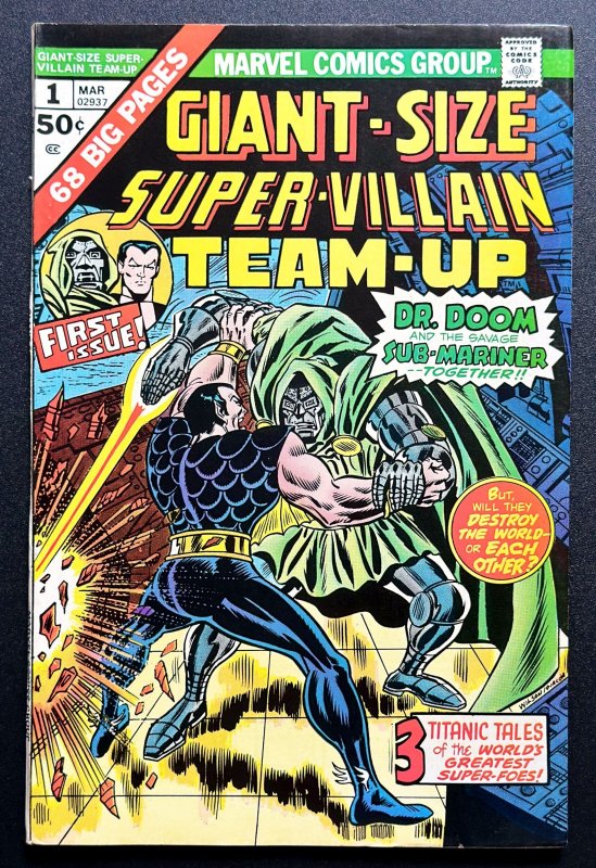 Giant-Size Super-Villain Team-Up #1 (1975) - [KEY] Dr. Doom & SM Team-Up VF+