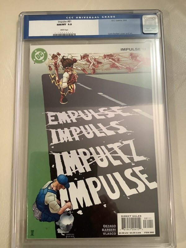 IMPULSE #81 CGC 9.8 (1995 DC Comics)