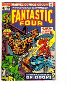 4 Fantastic Four Marvel Comic Books # 138 140 141 143 Doctor Doom Annihilus WT14