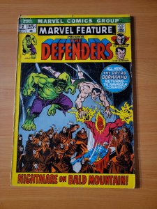 Marvel Feature #2 The Defenders ~ VERY GOOD VG ~ 1972 Marvel Comics