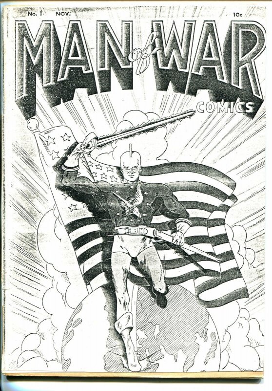 Man of War #1 1941-Centaur-1st issue-Liberty Guards-Vapo-man-Fire-man-Sentinel-P