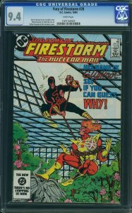 Fury of Firestorm #28 (1984) CGC 9.4 NM