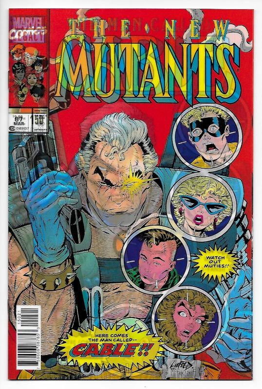 Cable #150 Lenticular 3D Variant New Mutants #87 Homage (Marvel, 2017) NM