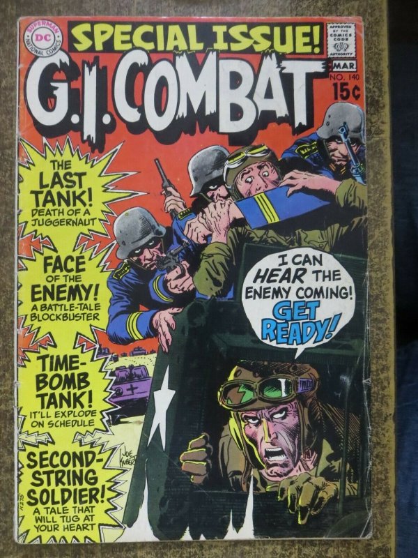 GI COMBAT 140 Good  DC,3/1970 COMICS BOOK