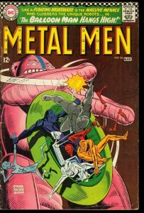 METAL MEN #24-BALLOON MAN-DC SILVER AGE VG