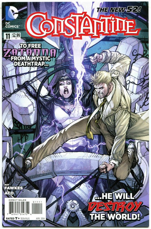 CONSTANTINE #11, VF+, John, Hellblazer, 2013, New 52 DC, more in store, Zatanna