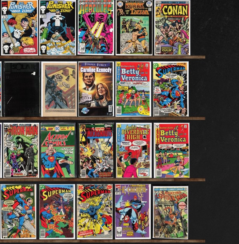 Huge Lot 130+ Comics with Superman, Conan The Barbarian & More!