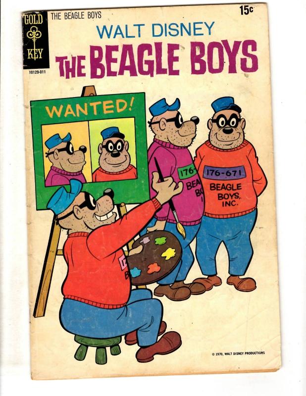 Lot Of 7 Walt Disney's Beagle Boys Gold Key Comic Books # 1 2 3 7 8 10 14 JL33