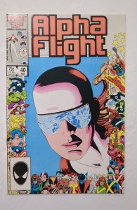 Alpha Flight #40 (1986) VF/NM 9.0 25th anniversary border